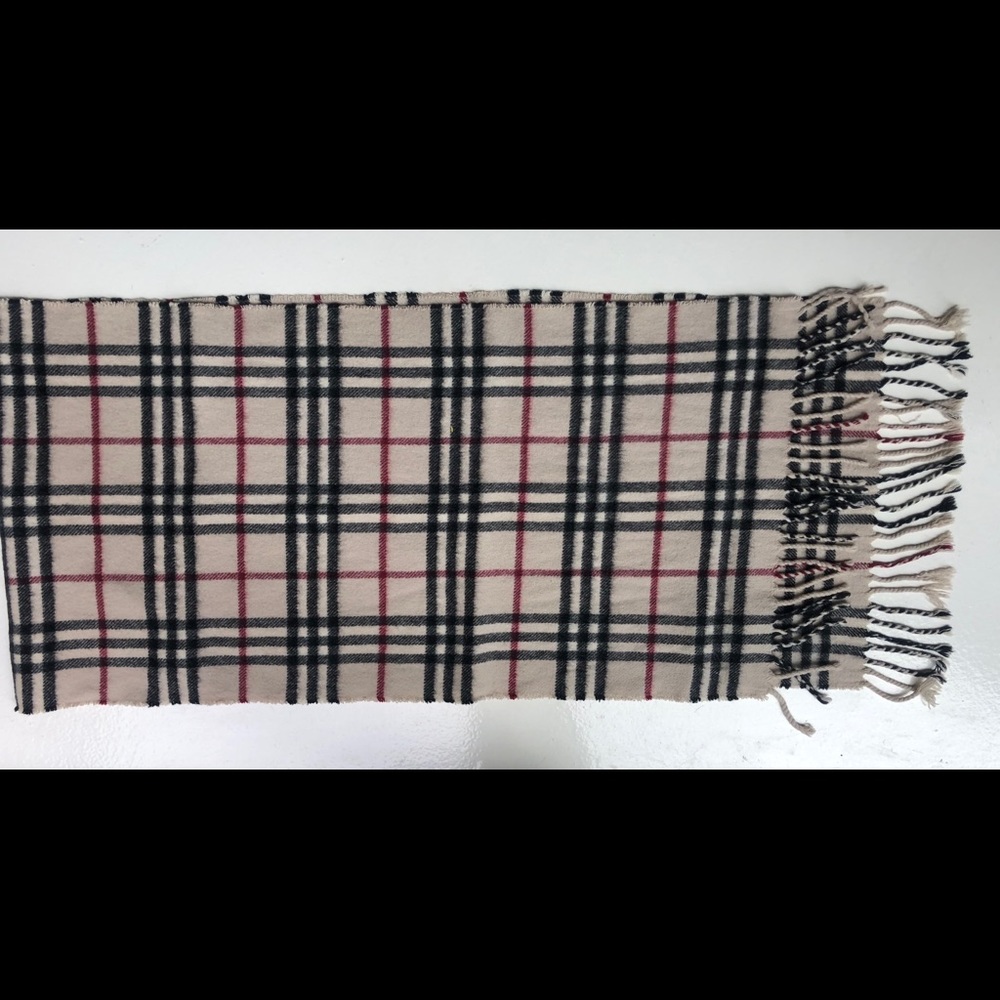Burberry monogrammed womens cashmere scarf - Picture 3 of 6